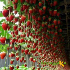Клубника ампельная Анастасия купить по цене от 370р. в интернет-магазине «Посадика» с доставкой почтой в в Калининске и по всей России – [изображение №1].