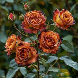 Роза плетистая Оранжевый Бриллиант купить по цене от 450р. в интернет-магазине «Посадика» с доставкой почтой в в Калининске и по всей России – [изображение №1].